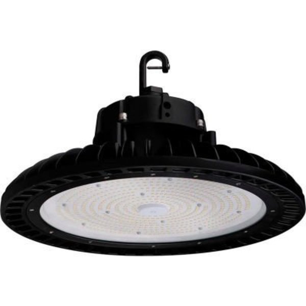 Jd International Lighting Commercial LED UFO LED High Bay, 240W, 32400 Lumen, 5000K, IP65, DLC Premium CLU11-240WRD1-BK50